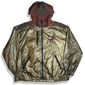 Vintage 90s Packable Tommy Hilfiger Jacket